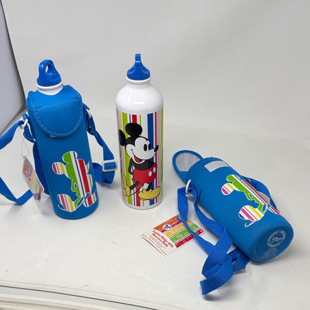 Disney Mickey Water Bottles NEW with tags